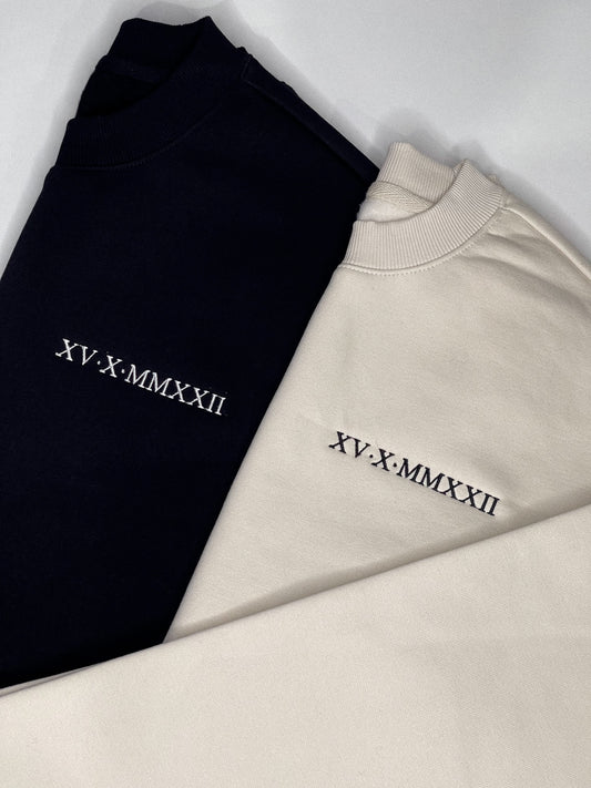 Roman Numeral Crewneck - Unisex